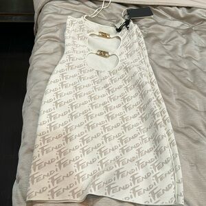 FENDI REVERSIBLE MINI DRESS